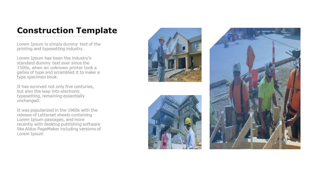 Free - Construction PowerPoint Template and Google Slides 